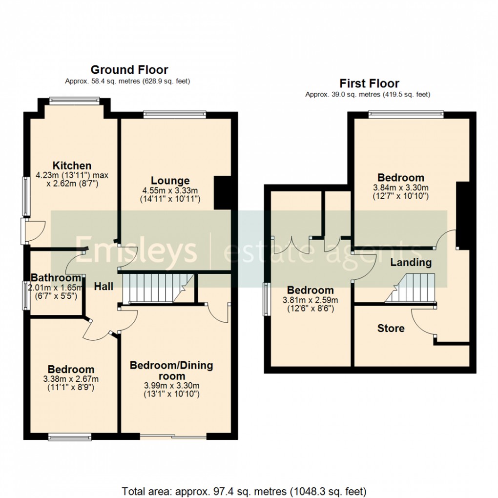 Floorplan for Wolsey Croft, Sherburn In Elmet, Leeds