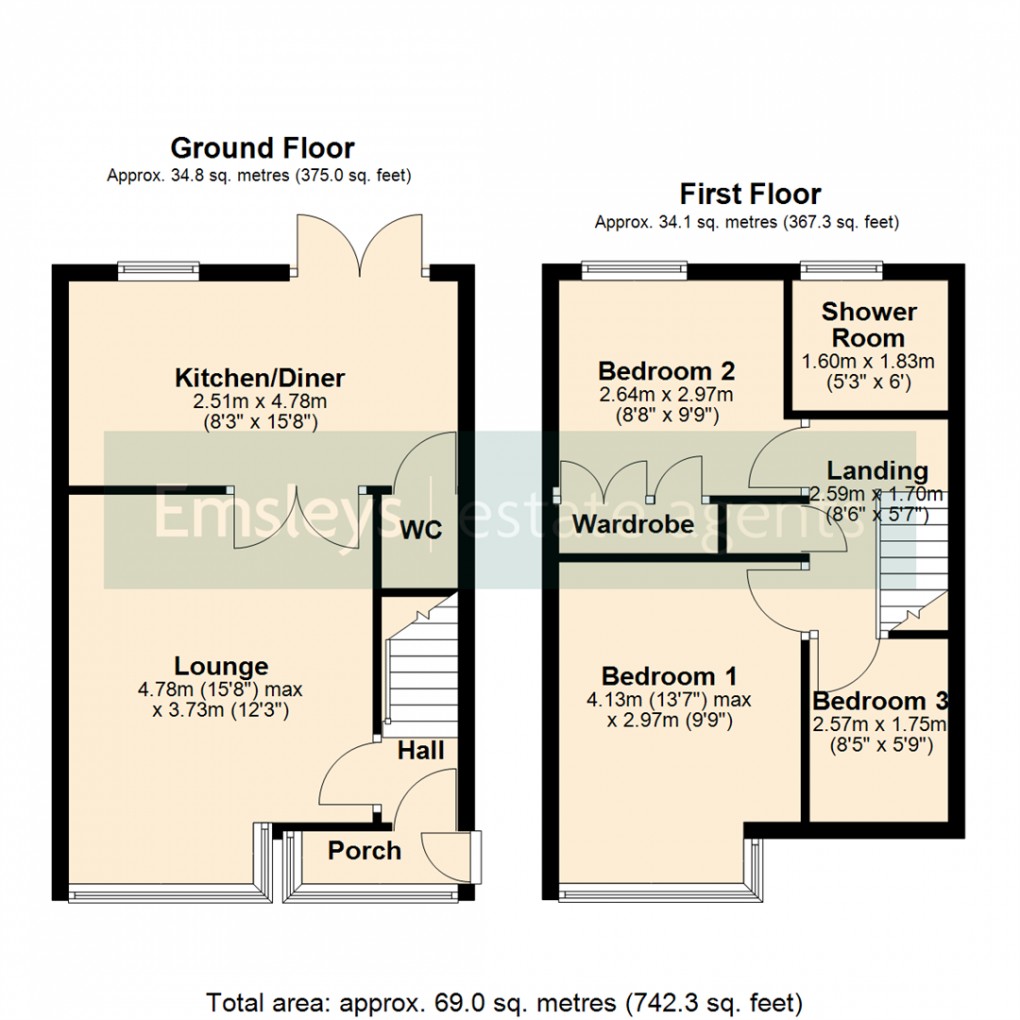 Floorplan for Greenmoor Avenue, Lofthouse, Wakefield