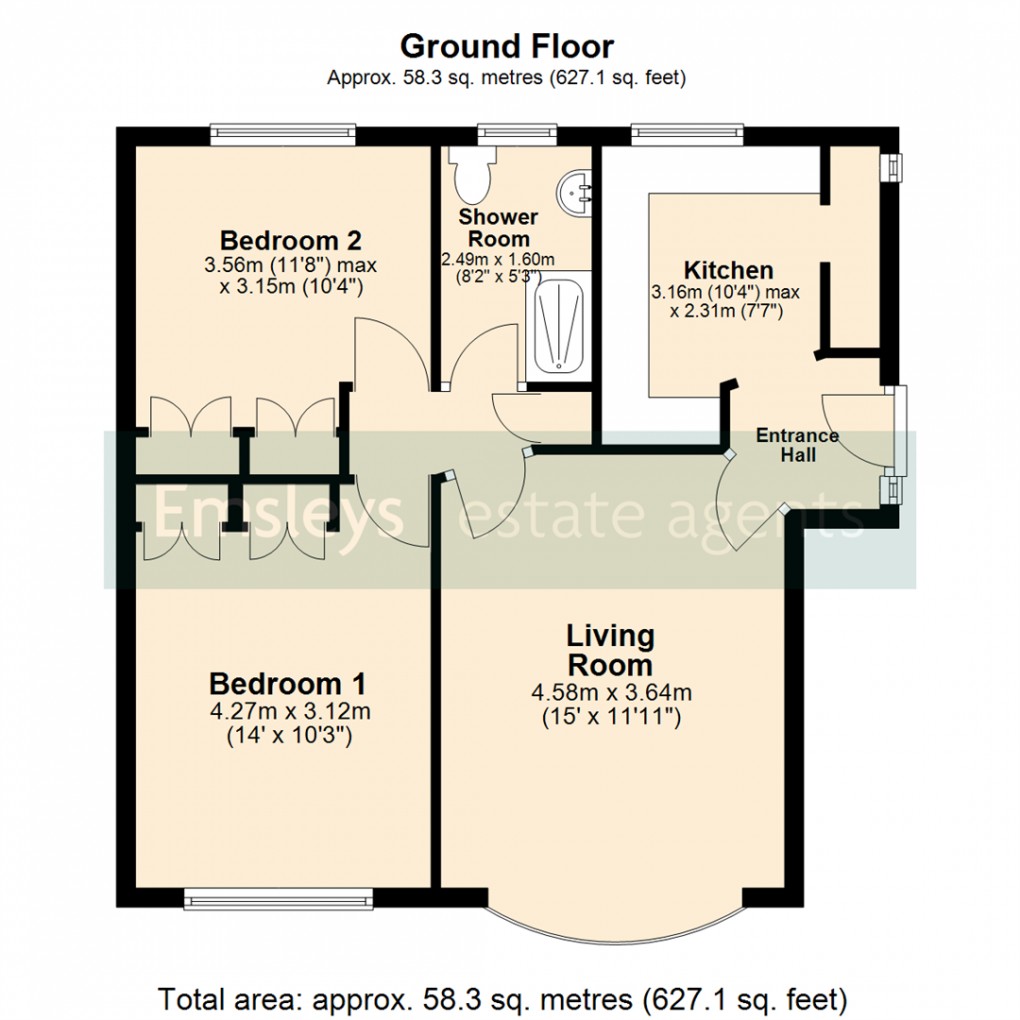 Floorplan for Manston Gardens, Leeds