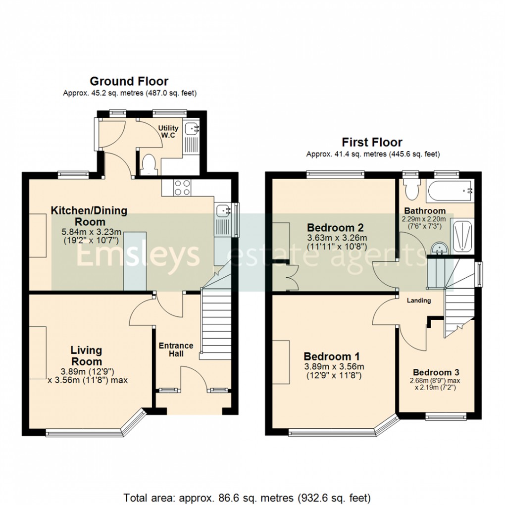 Floorplan for Green Lane, Leeds