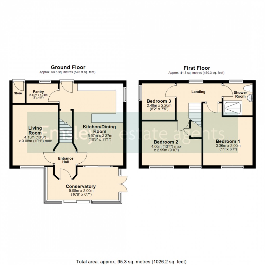 Floorplan for Ash Villas, Leeds