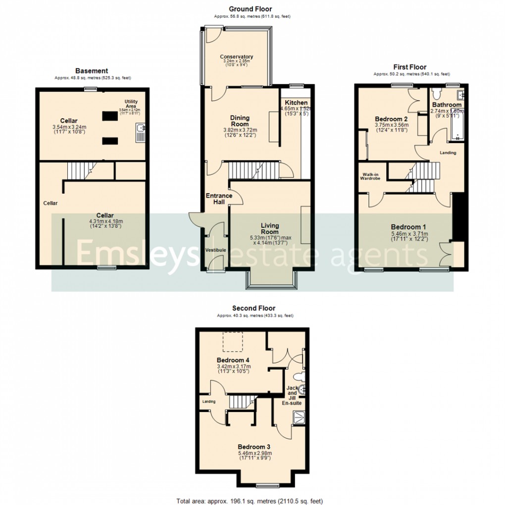 Floorplan for Hollyshaw Terrace, Leeds