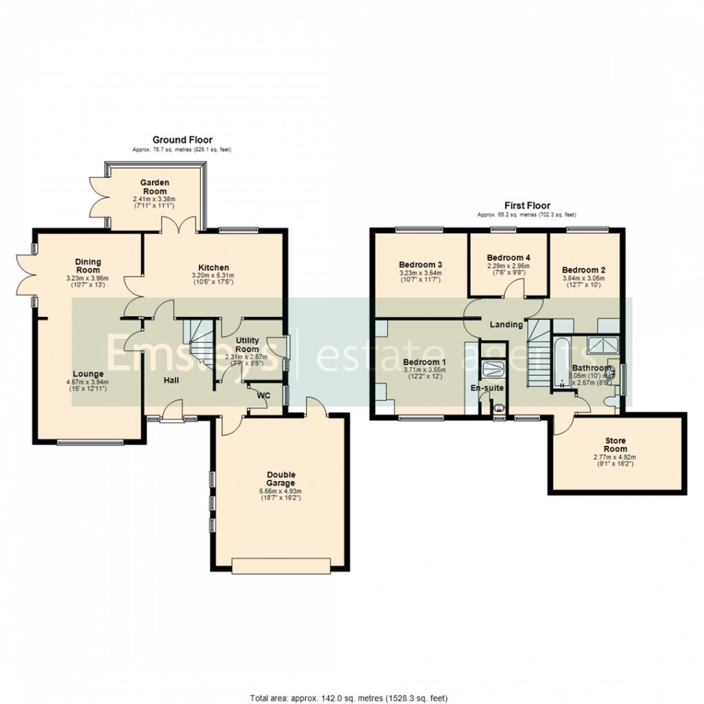 Floorplan for Westfield Lane, South Milford, Leeds
