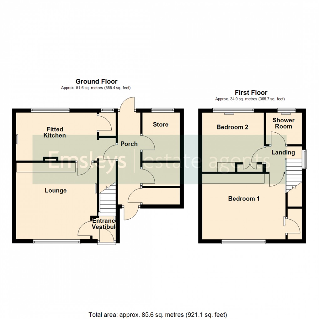 Floorplan for Birch Drive, Kippax Leeds