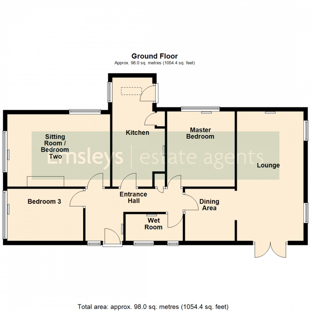 Floorplan for Manor Garth Road, Kippax, Leeds