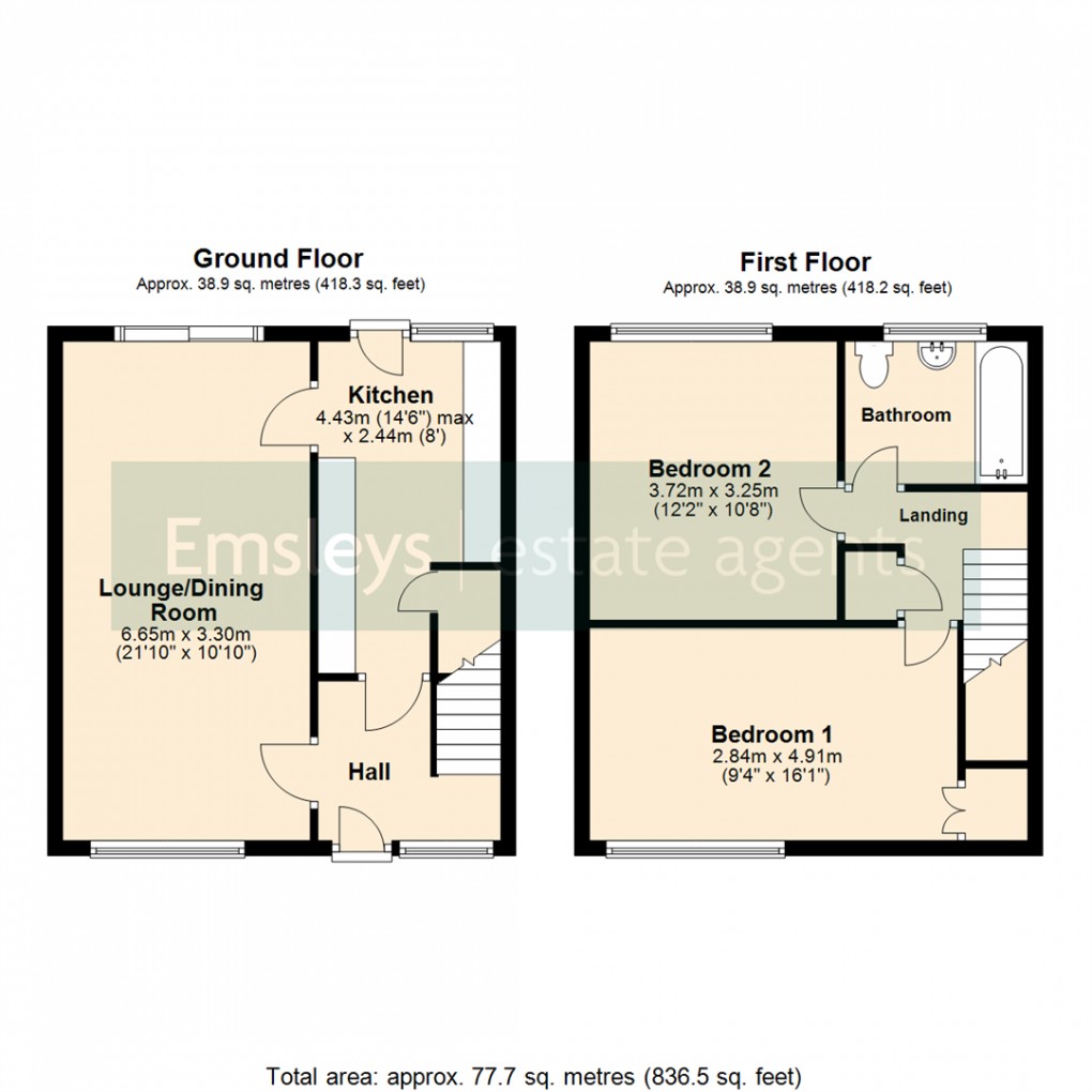 Floorplan for Naburn Fold, Leeds