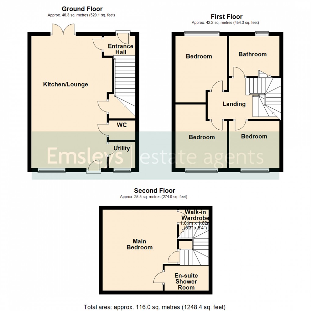 Floorplan for Station Road, Methley, Leeds