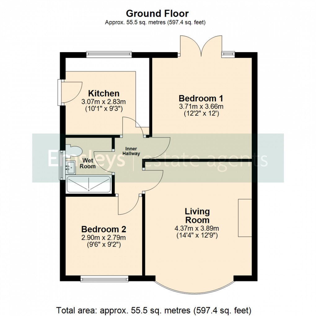 Floorplan for Lulworth Drive, Leeds