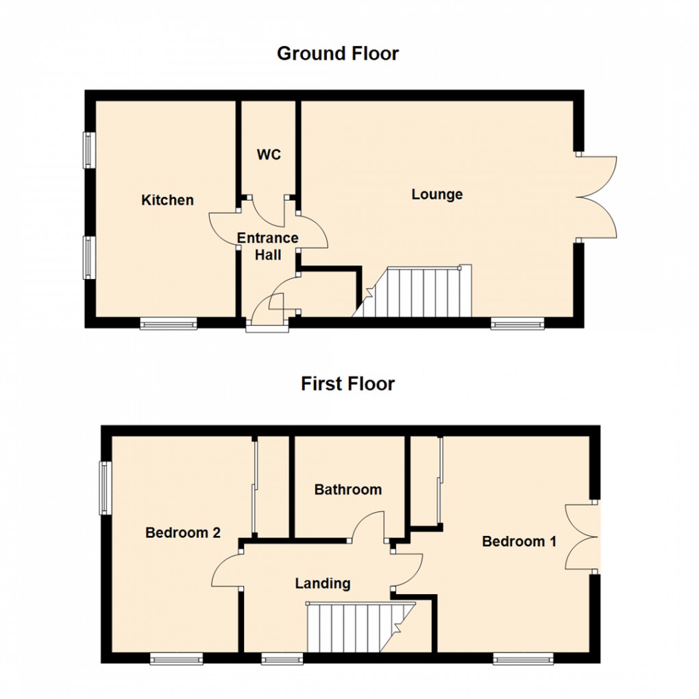Floorplan for Parkside View, Seacroft, Leeds