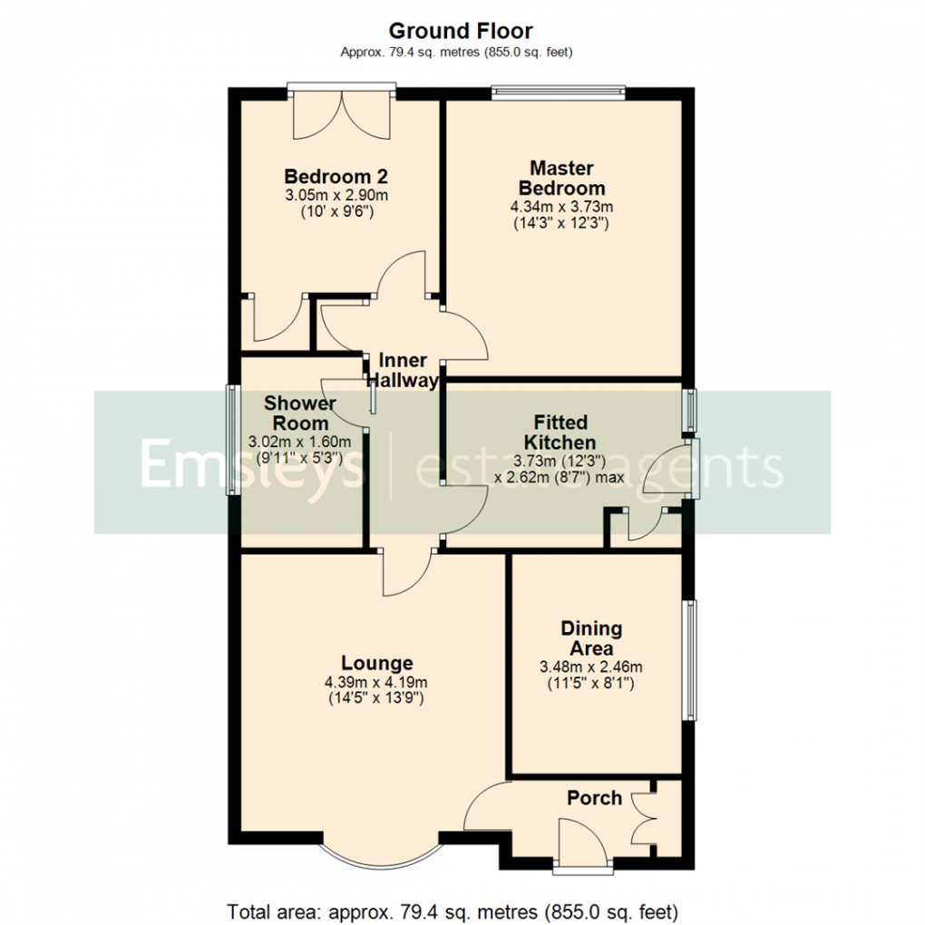 Floorplan for Swillington Lane, Swillington, Leeds