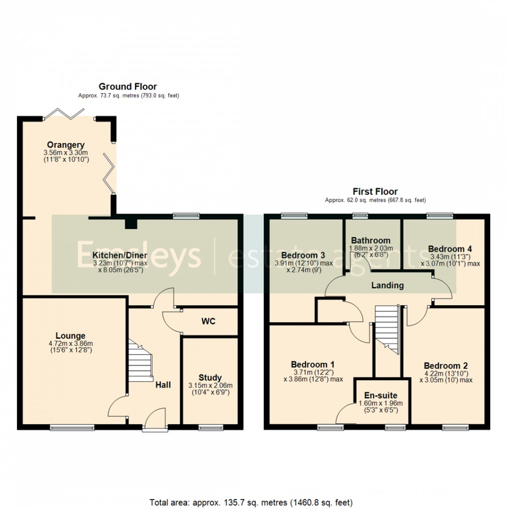 Floorplan for Royal Birkdale Way, Rothwell, Leeds
