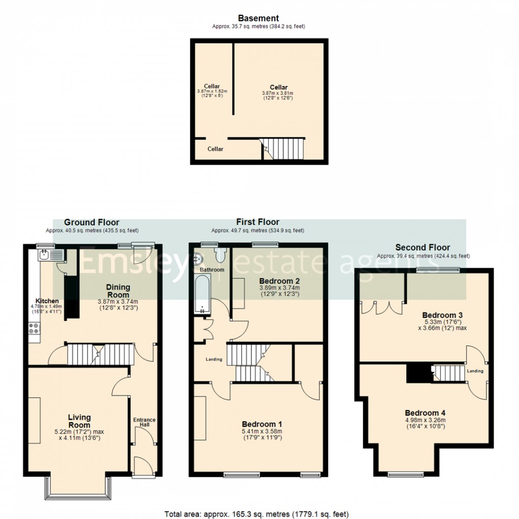 Floorplan for Hollyshaw Terrace, Leeds