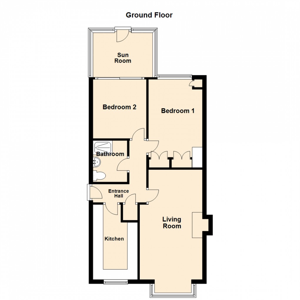 Floorplan for Rockingham Close, Leeds