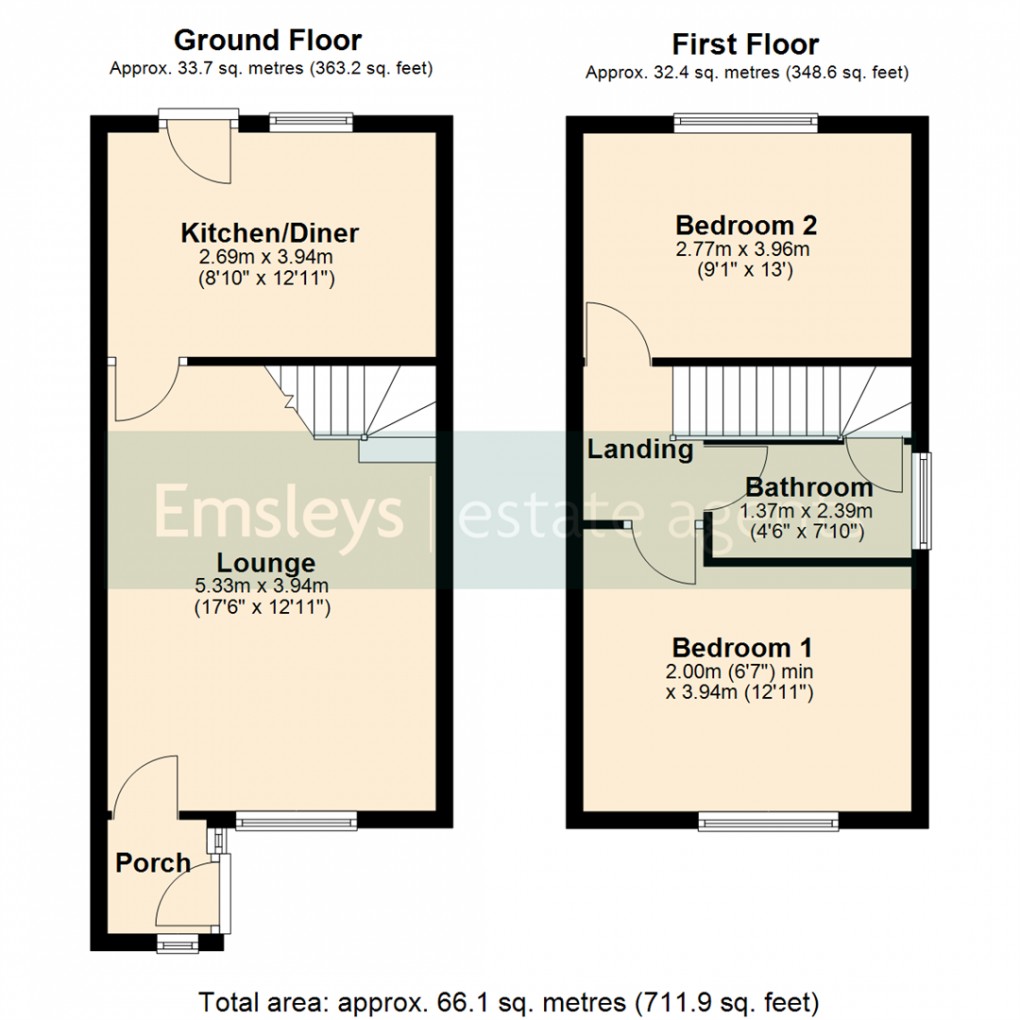 Floorplan for Haigh Side, Rothwell, Leeds