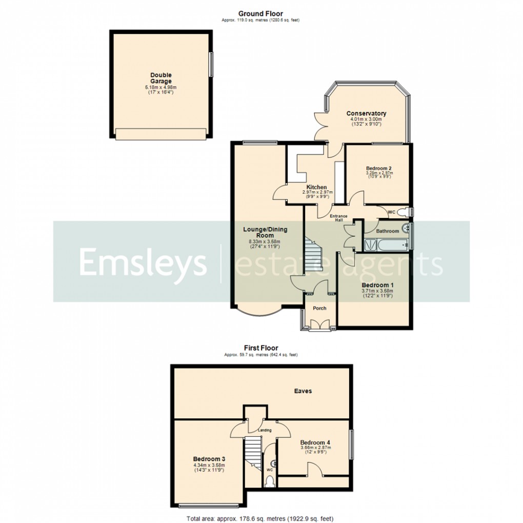 Floorplan for Richmondfield Way, Barwick In Elmet, Leeds