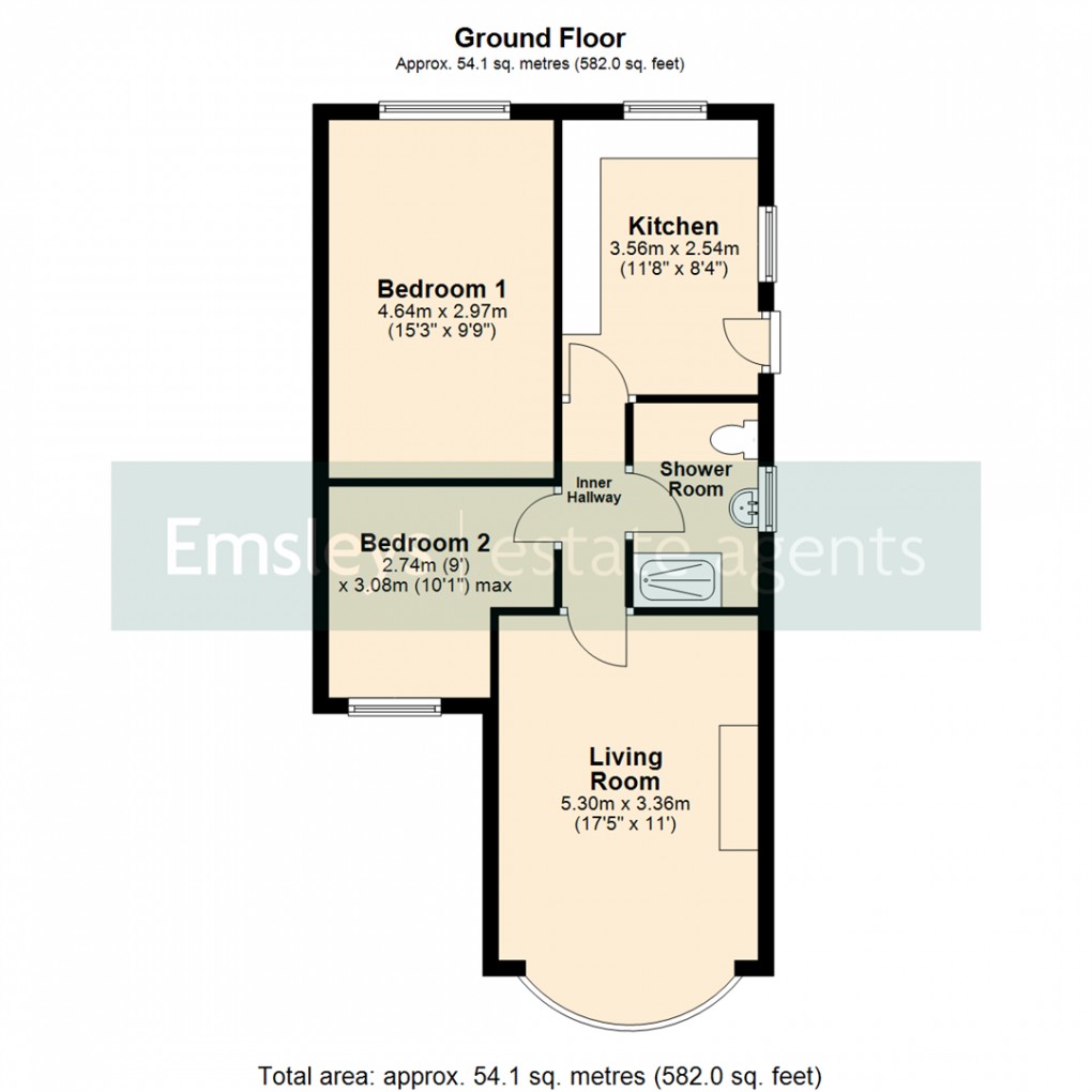 Floorplan for Kingswear Grove, Leeds