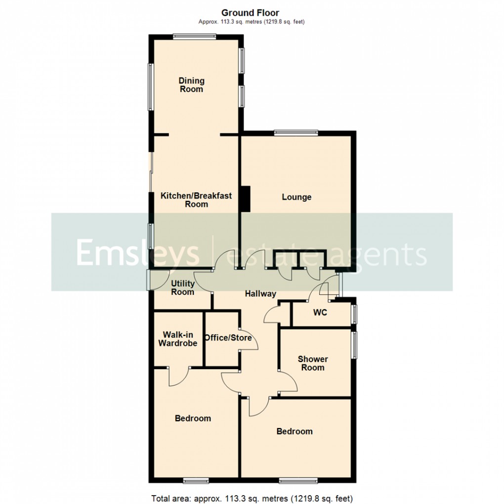 Floorplan for Rawfield Lane, Fairburn, Knottingley
