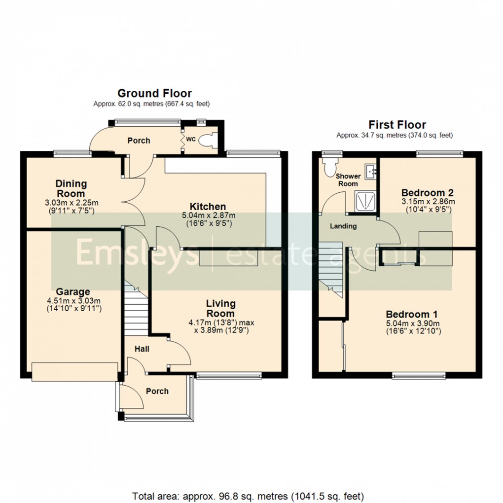 Floorplan for Dawlish Street, Leeds