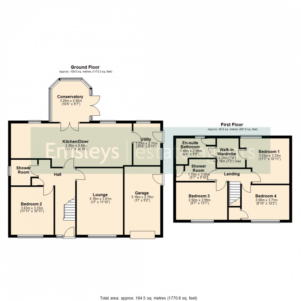 Floorplan for The Avenue, South Milford, Leeds