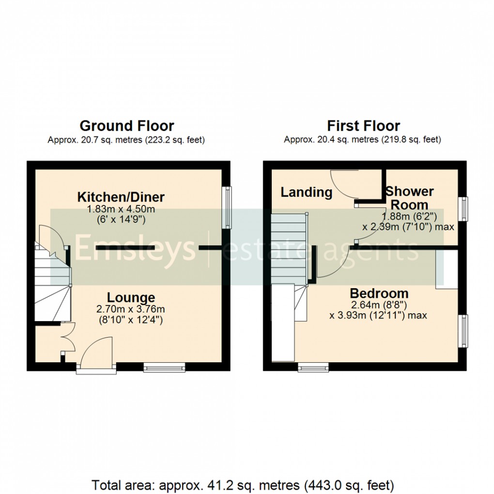 Floorplan for Top House Farm Mews, Fairburn, Knottingley
