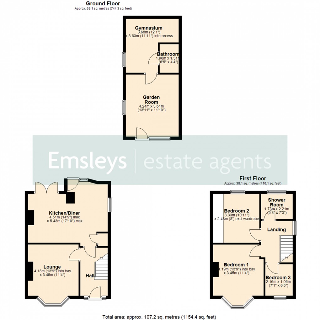 Floorplan for Middleton Road, Leeds