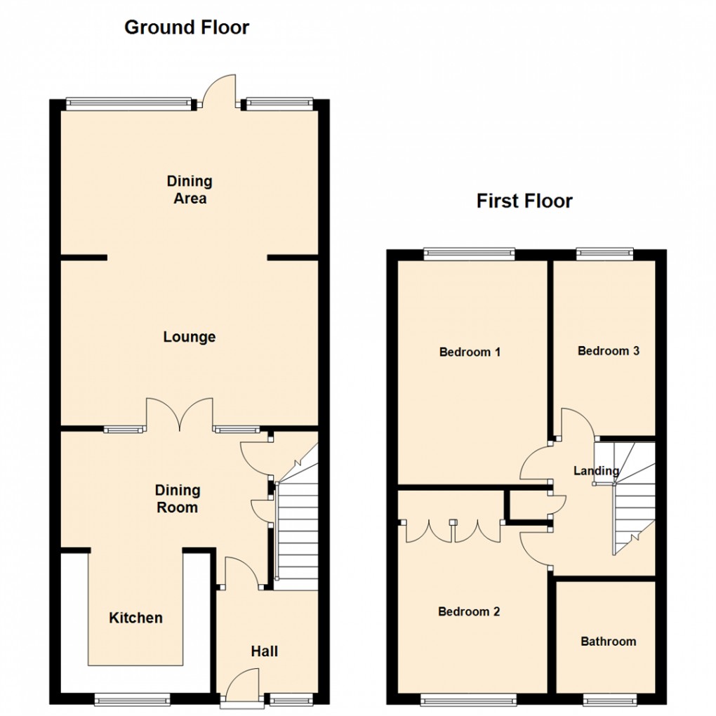 Floorplan for White Laithe Road, Leeds
