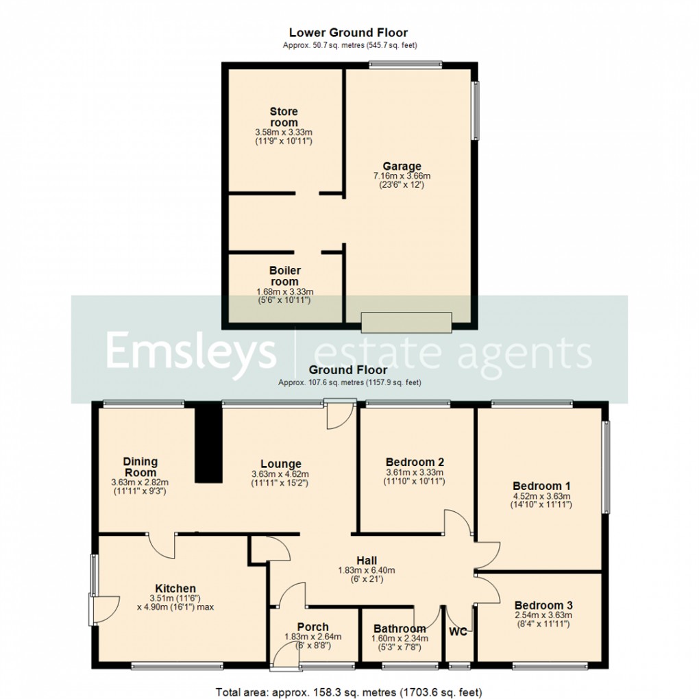 Floorplan for Beechwood, Woodlesford, Leeds