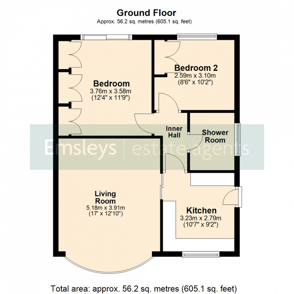 Floorplan for Lulworth Drive, Leeds