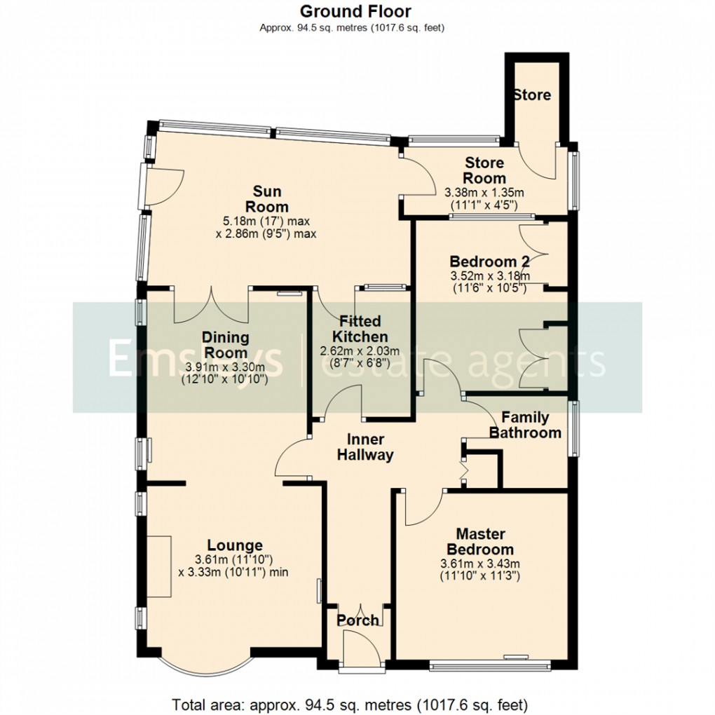 Floorplan for Swillington Lane, Swillington Common Leeds