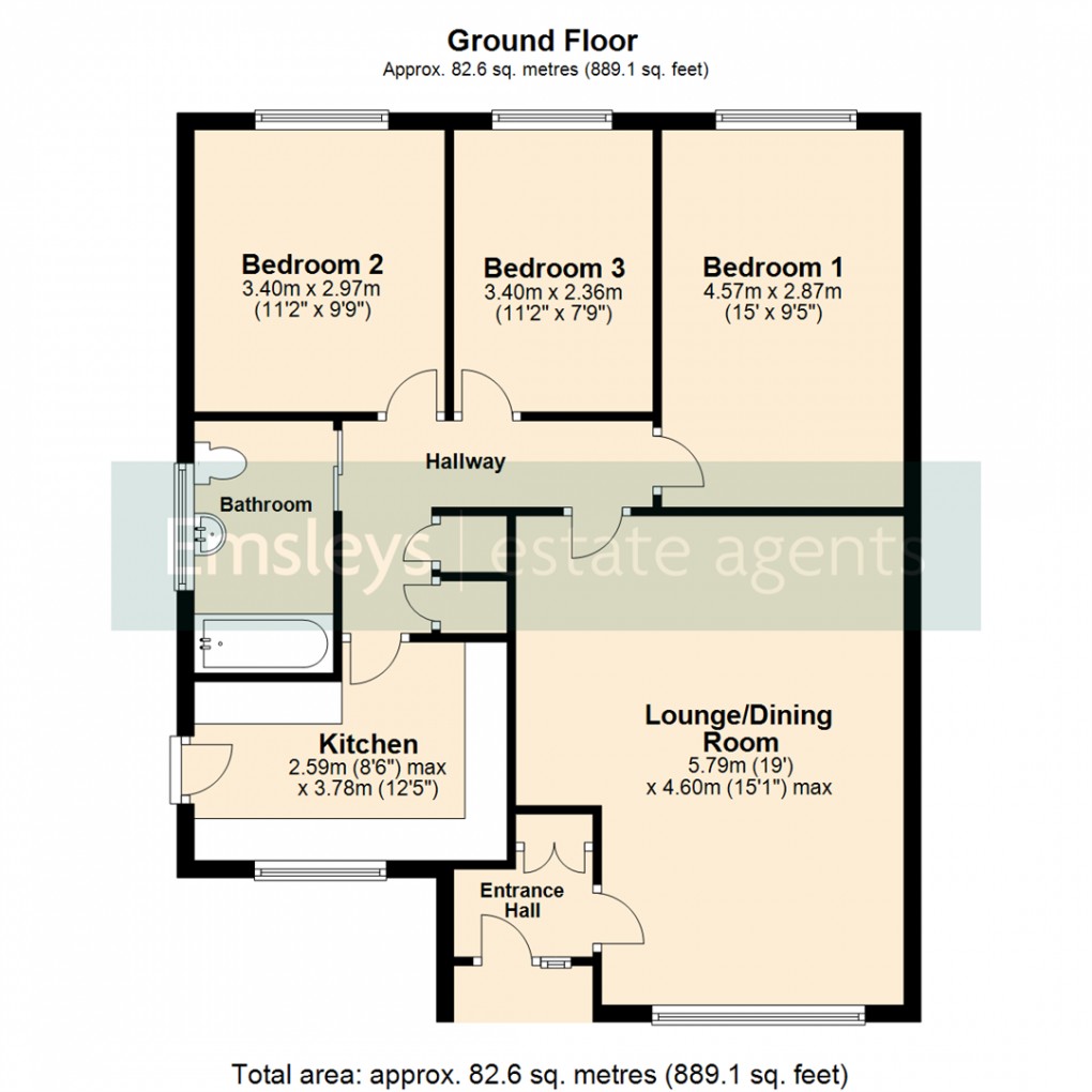 Floorplan for Bamburgh Road, Leeds
