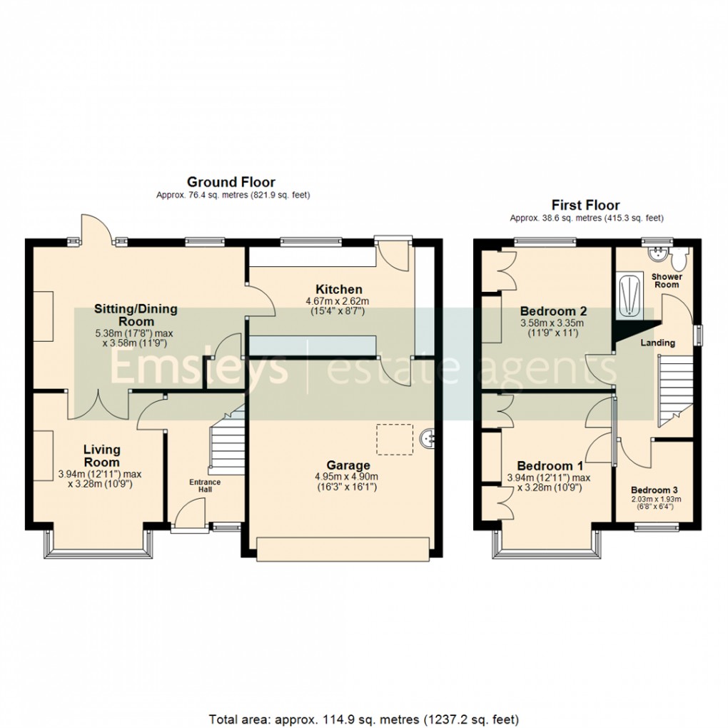 Floorplan for Plantation Avenue, Temple Newsam, Leeds
