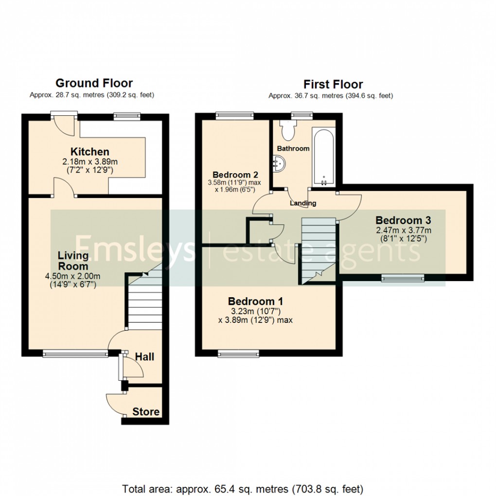 Floorplan for Birchfields Rise, Leeds