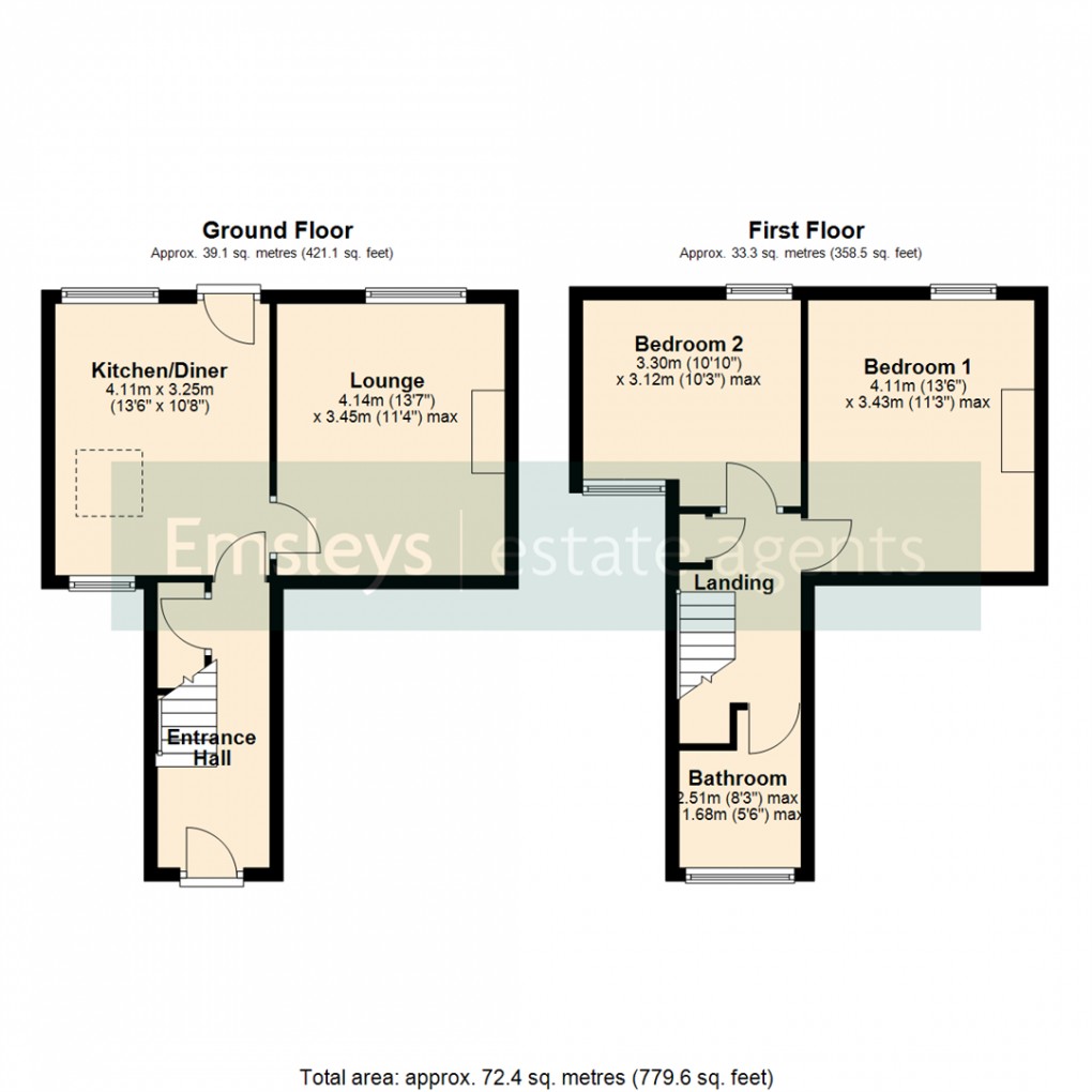 Floorplan for Salem Place, Garforth, Leeds