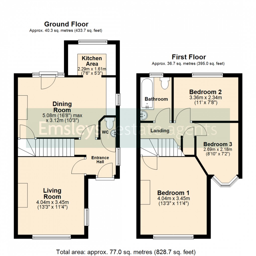 Floorplan for Temple Grove, Leeds
