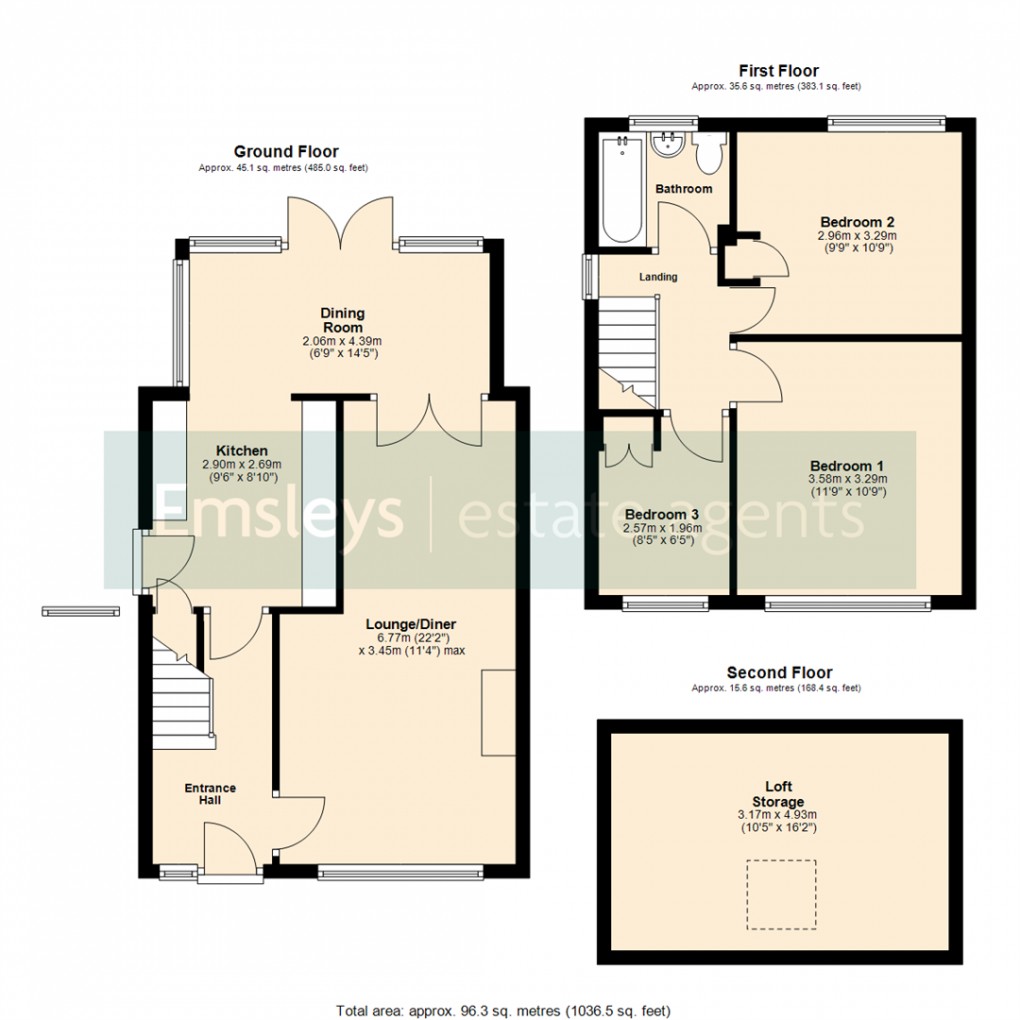Floorplan for Primrose Drive, Leeds