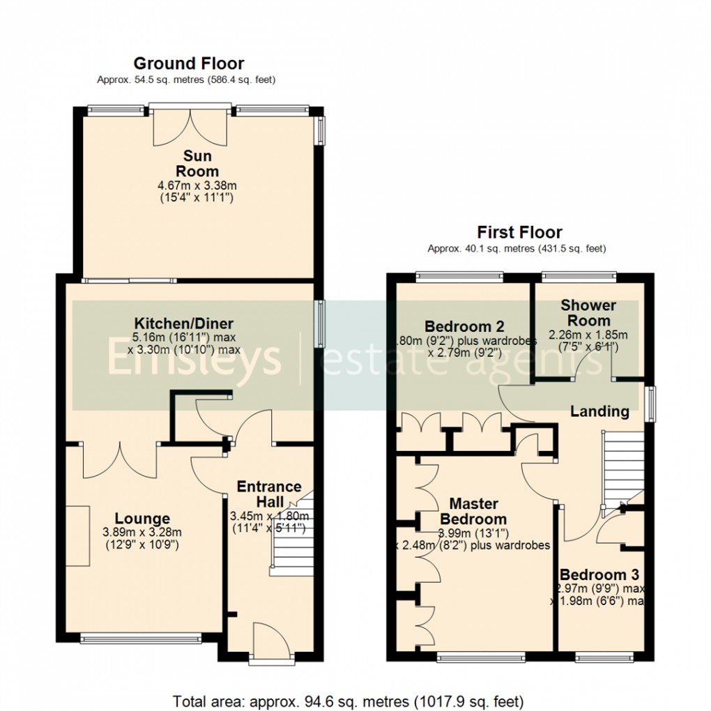 Floorplan for Windsor Green, Garforth Leeds