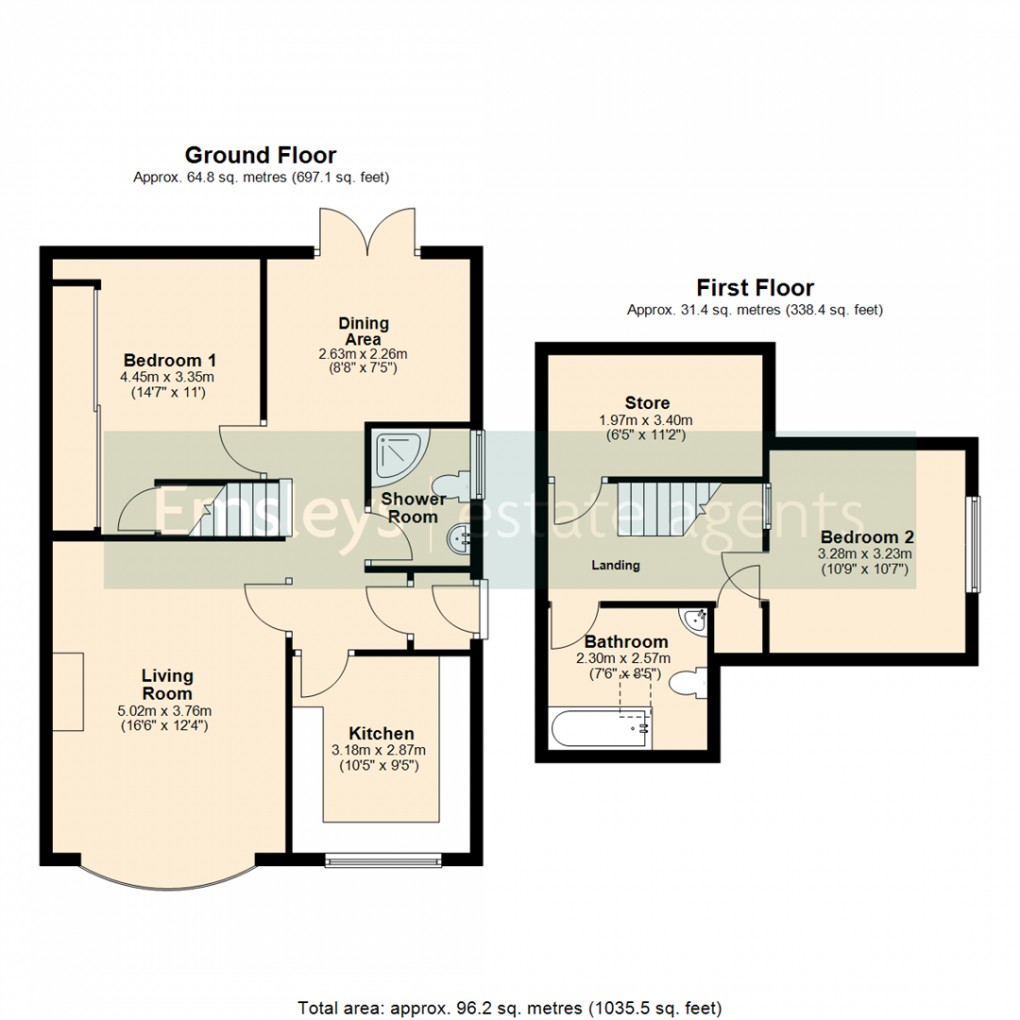 Floorplan for Red Hall Way, Leeds