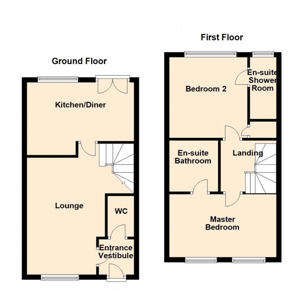 Floorplan for Richmond Row, Garforth, Leeds