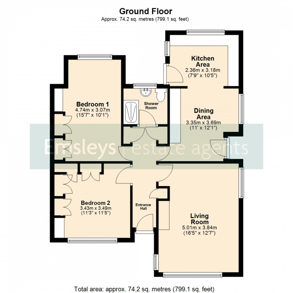 Floorplan for Templegate Avenue, Leeds