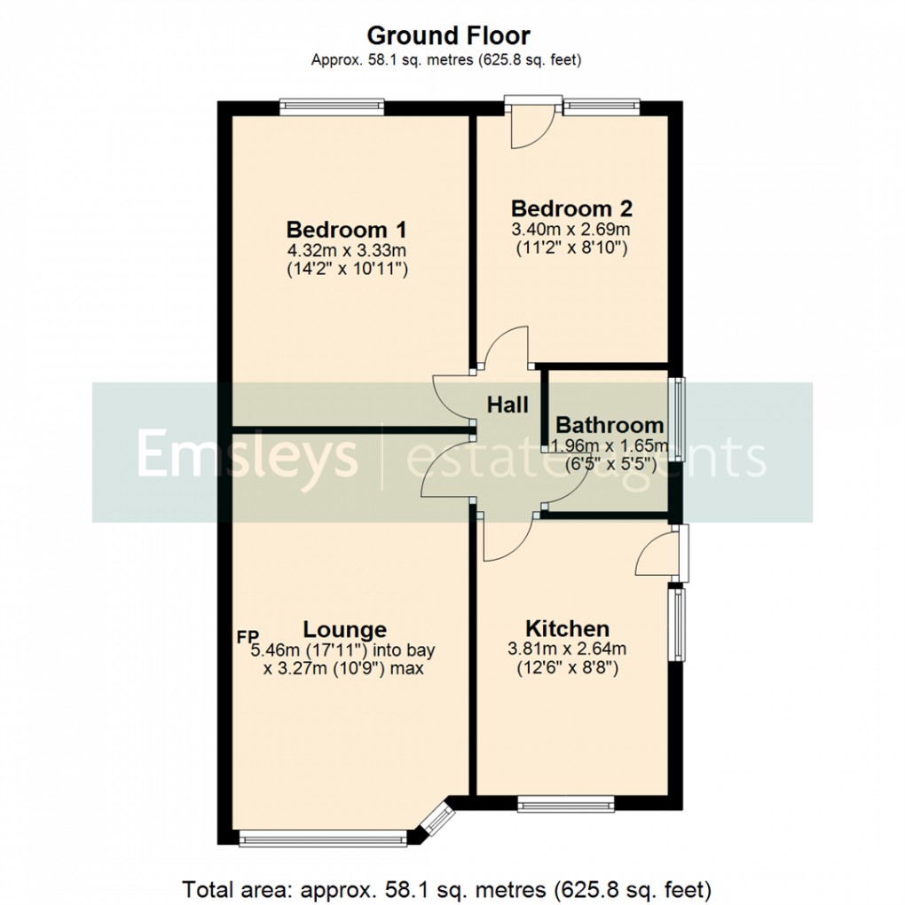 Floorplan for Wolsey Croft, Sherburn In Elmet, Leeds