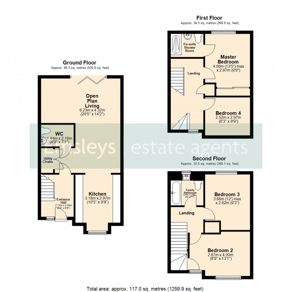 Floorplan for Mayfair Mount, Crossgates, Leeds