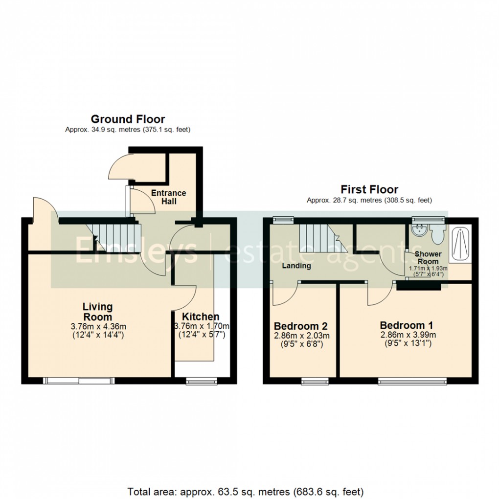 Floorplan for Ramshead Grove, Leeds
