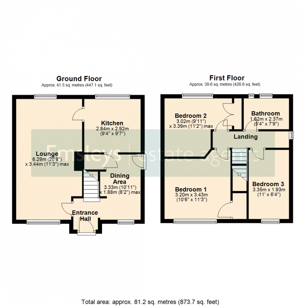 Floorplan for Manor Road, Rothwell, Leeds