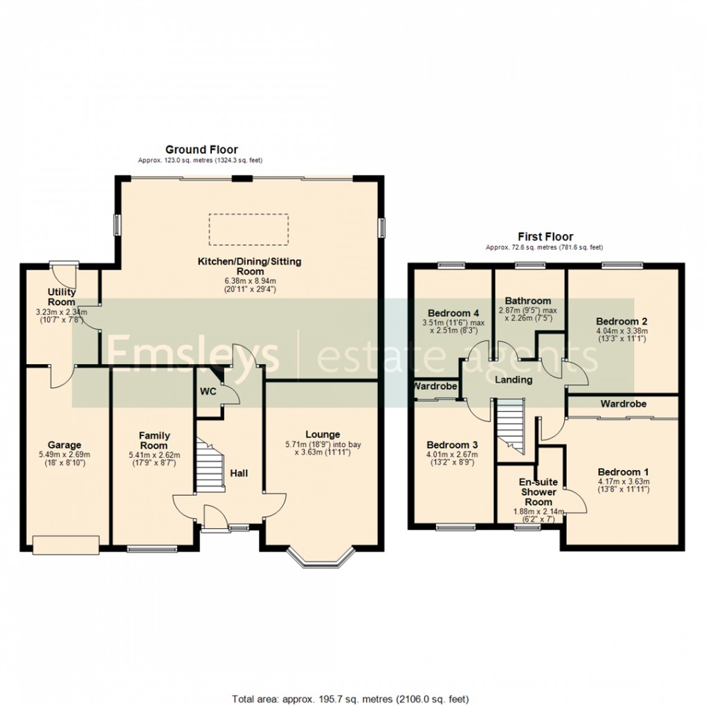 Floorplan for Hillam Hall View, Hillam, Leeds