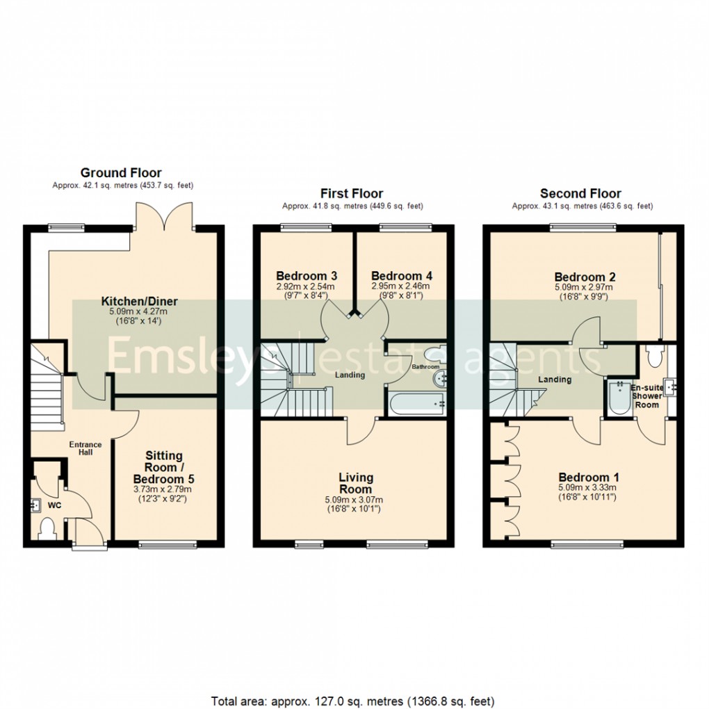 Floorplan for Chestnut Lane, Leeds