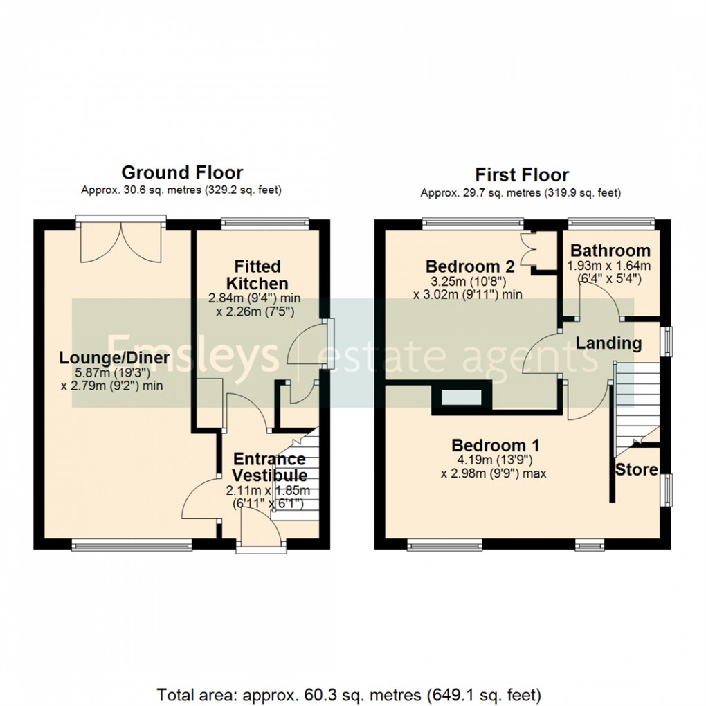 Floorplan for Brigshaw Lane, Allerton Bywater, Castleford