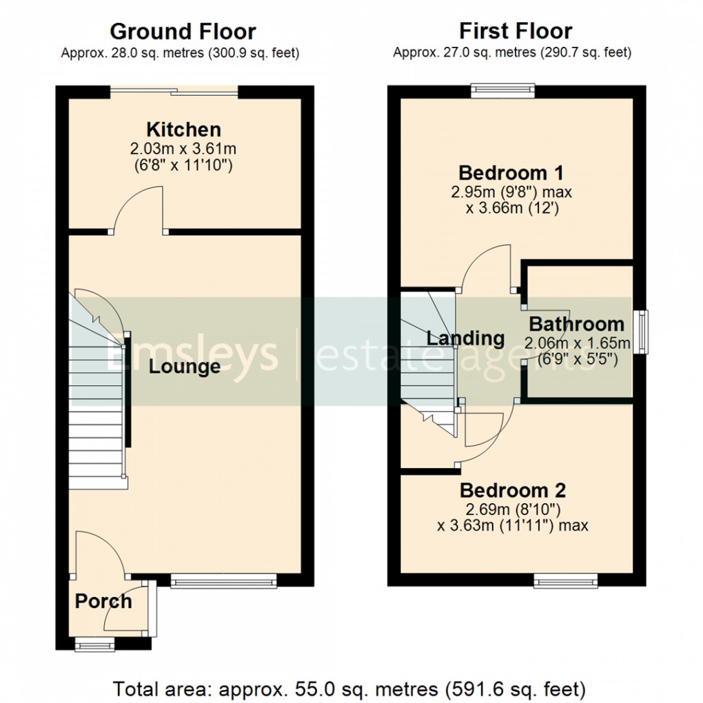 Floorplan for Raylands Lane, Middleton, Leeds