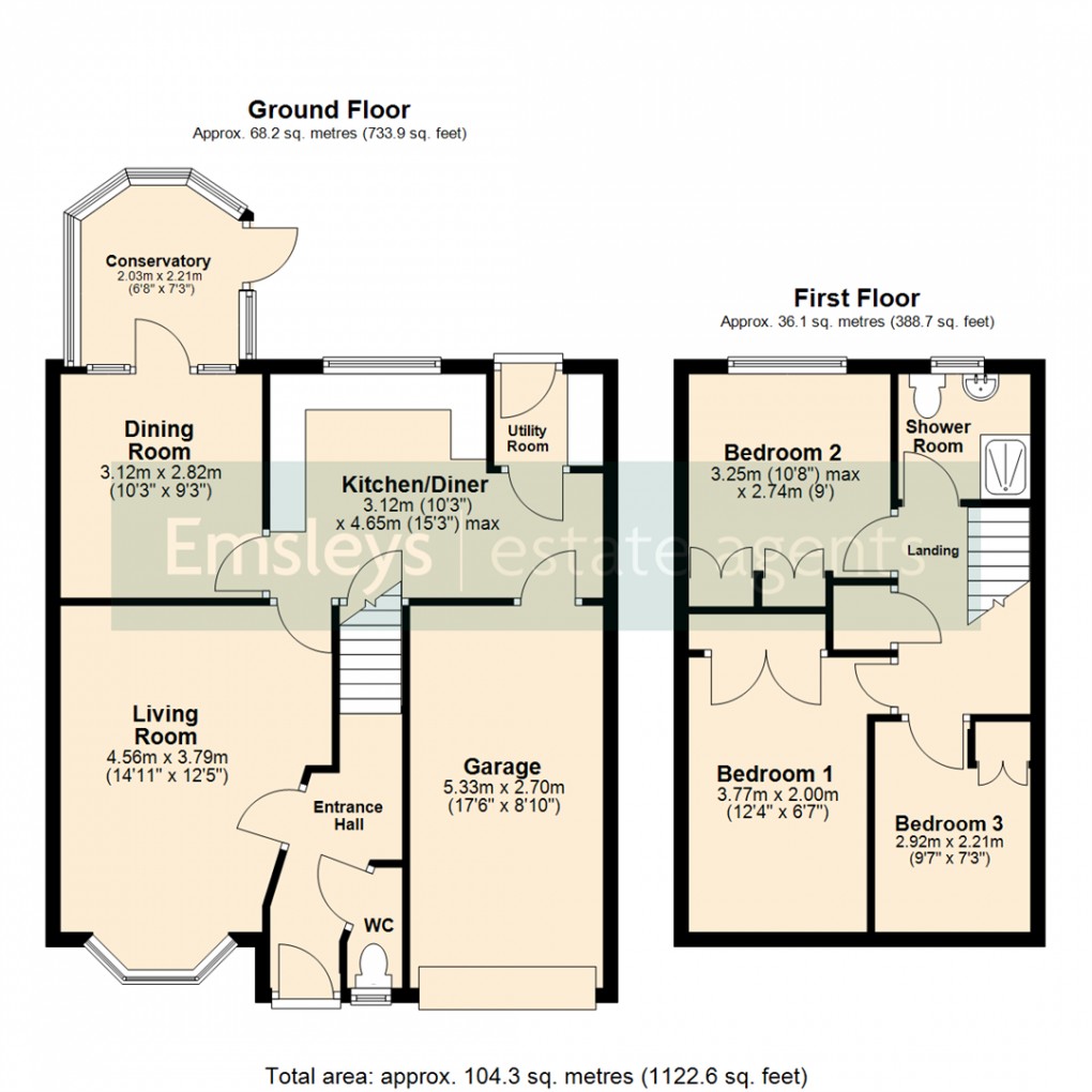 Floorplan for Silkstone Way, Leeds
