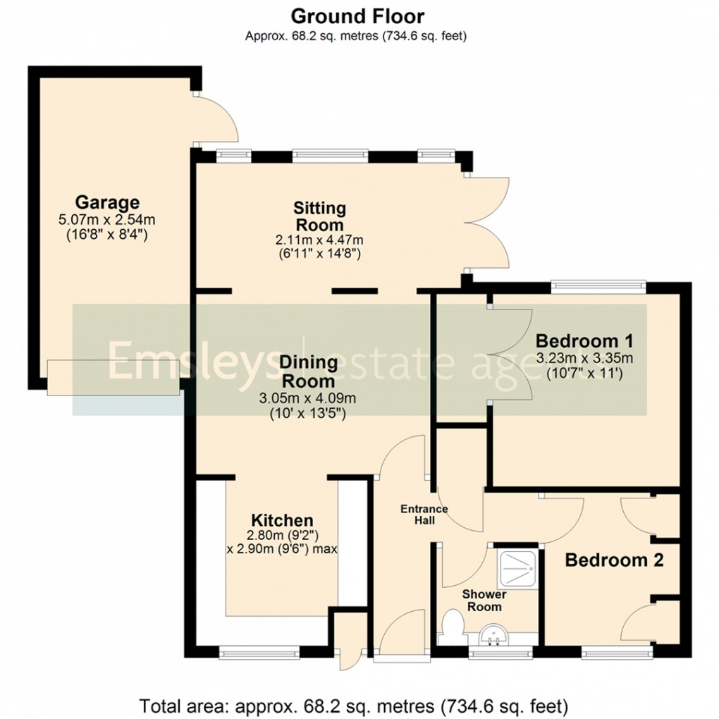 Floorplan for High Bank View, Leeds