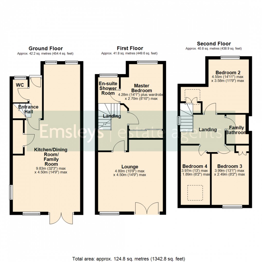 Floorplan for Barleyhill Road, Garforth, Leeds